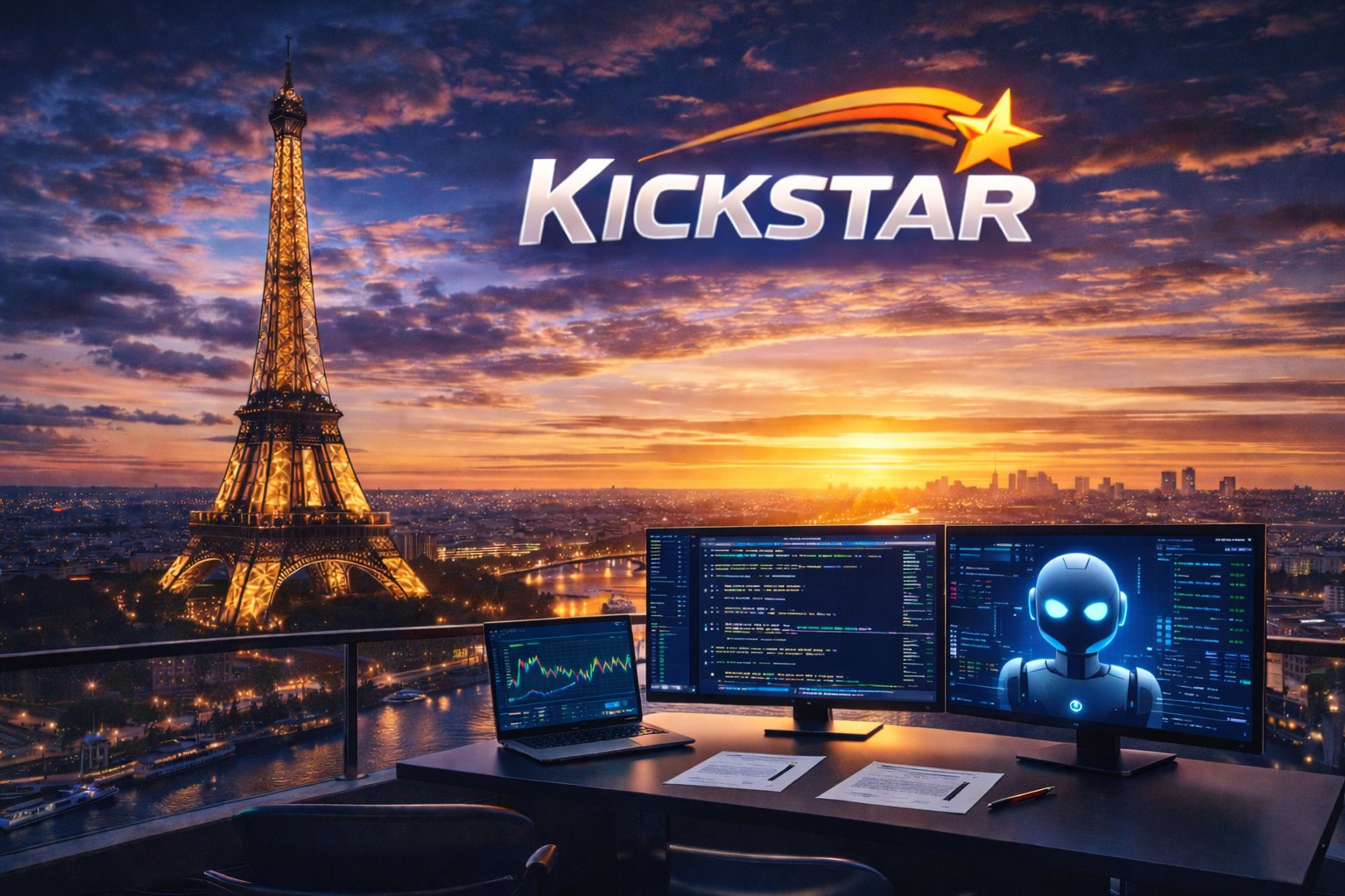 Kickstar hero background